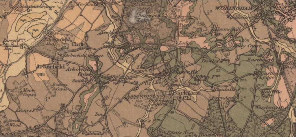 Historic map from 1893