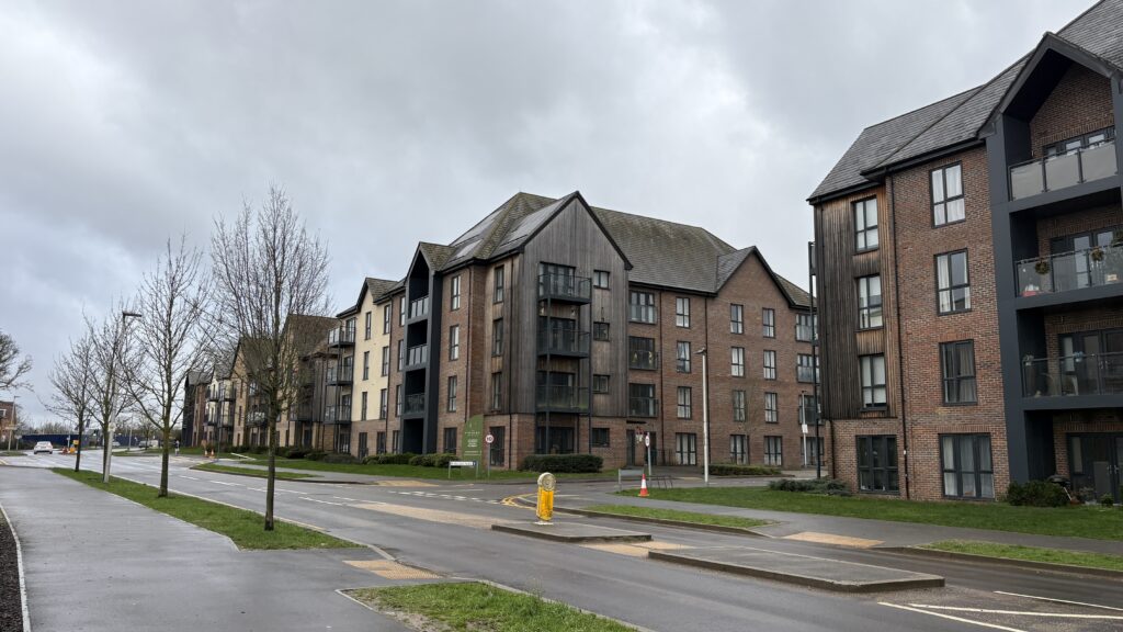 Example photo showing a medium density development