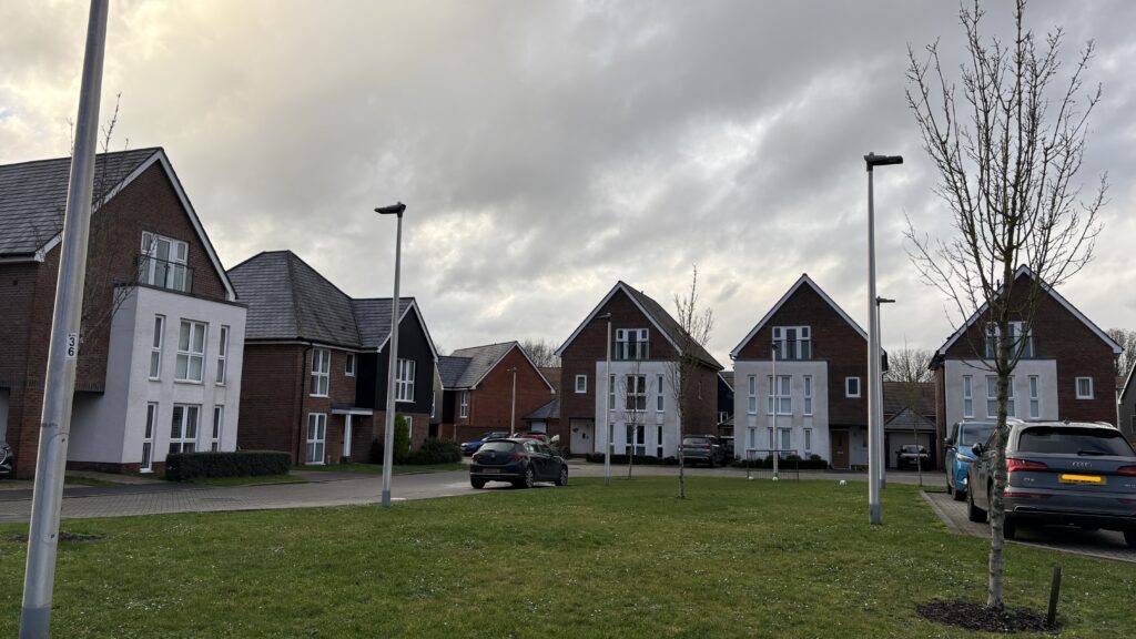 Example photo showing a low density development